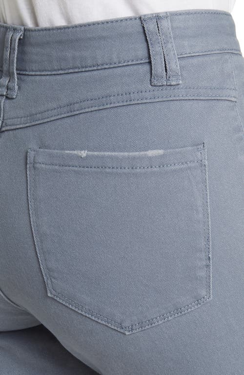 Wit & Wisdom Tatum 'ab'solution Frayed High Waist Ankle Flare Jeans In Blue