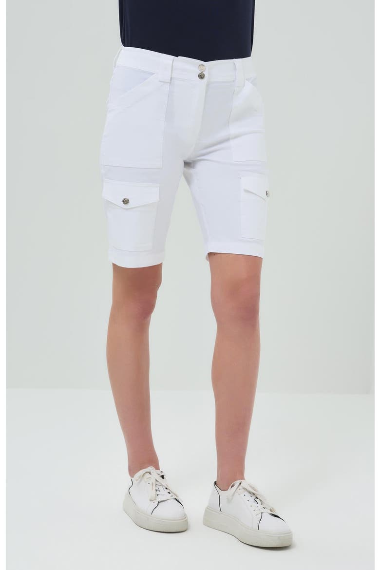 Apiedi Cargo Shorts, Main, color, White