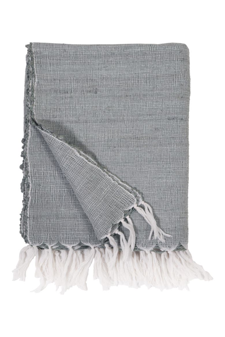 Athena Throw Blanket, Main, color, SHORE BLUE