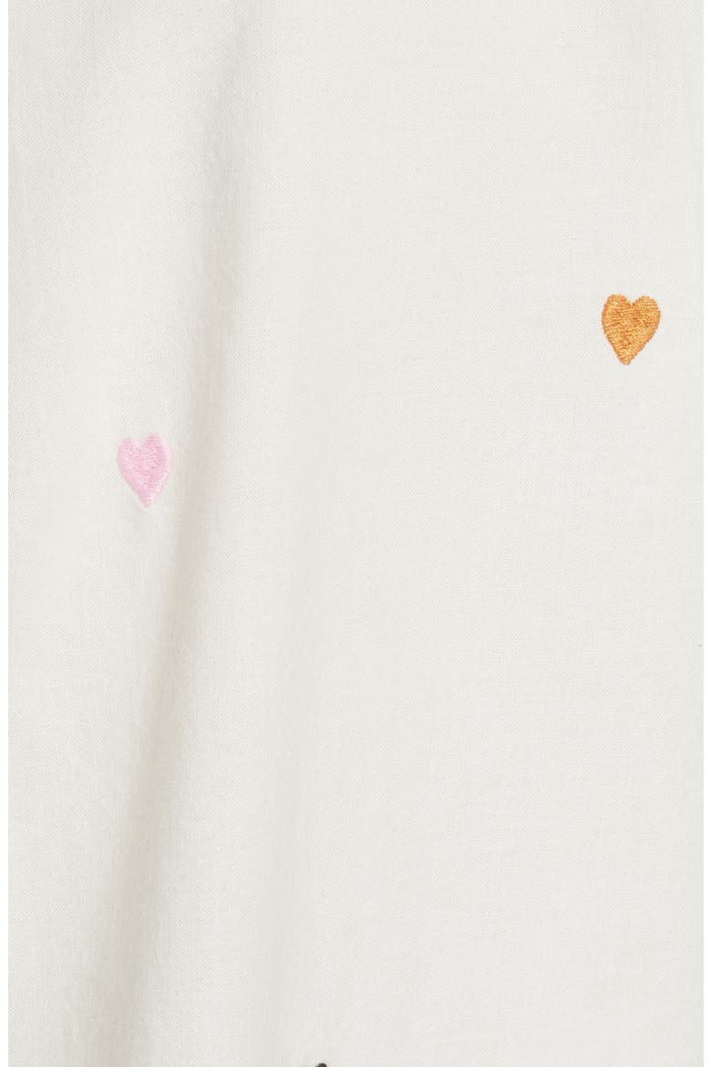 The Campus Heart Embroidered Shirt, Alternate, color, CREAM/ HEART EMBROIDERY