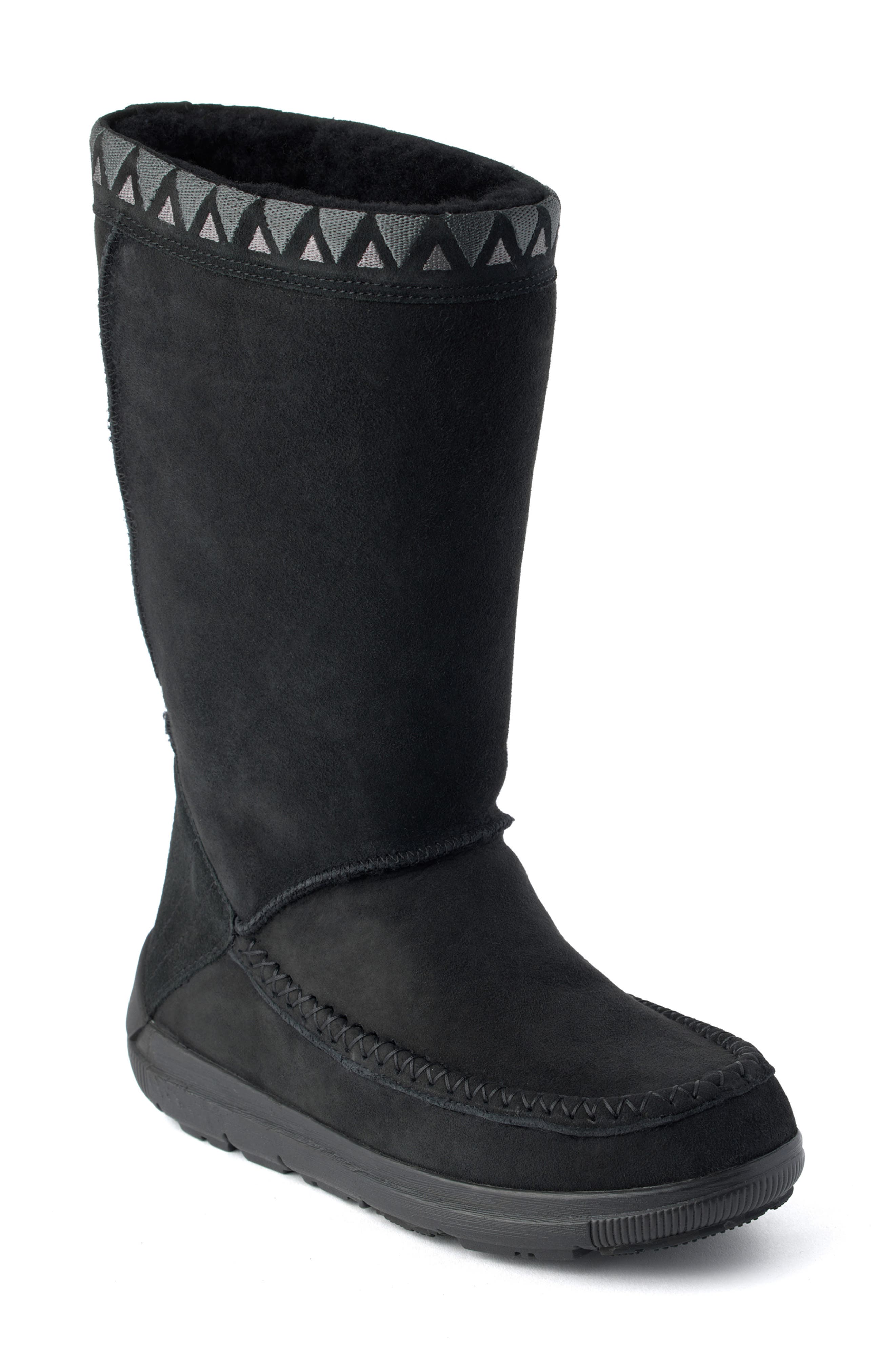 Manitobah Reflections Genuine Shearling Water Resistant Boot, Main, color, 