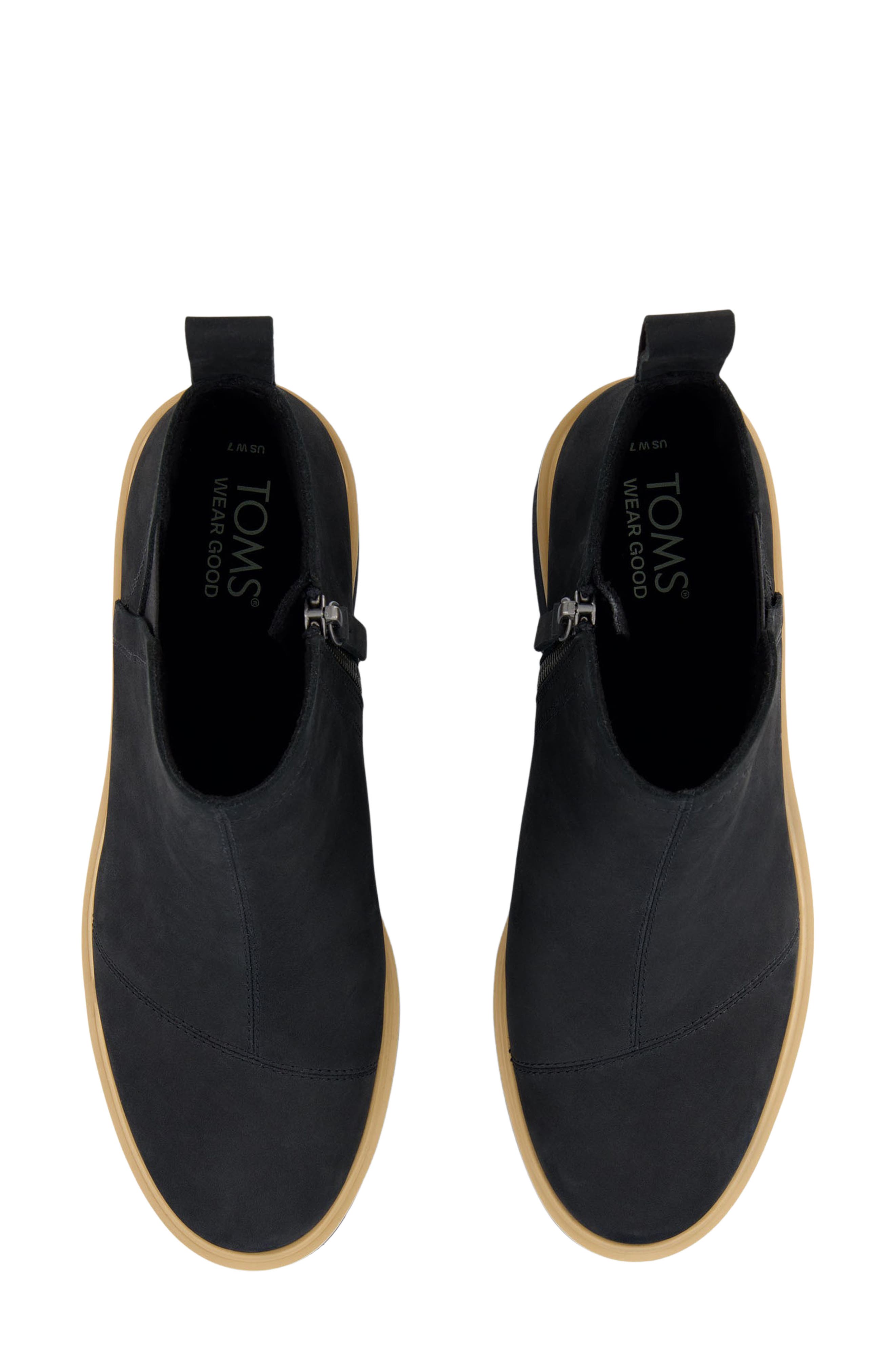 Maude Wedge Bootie, Alternate, color, BLACK