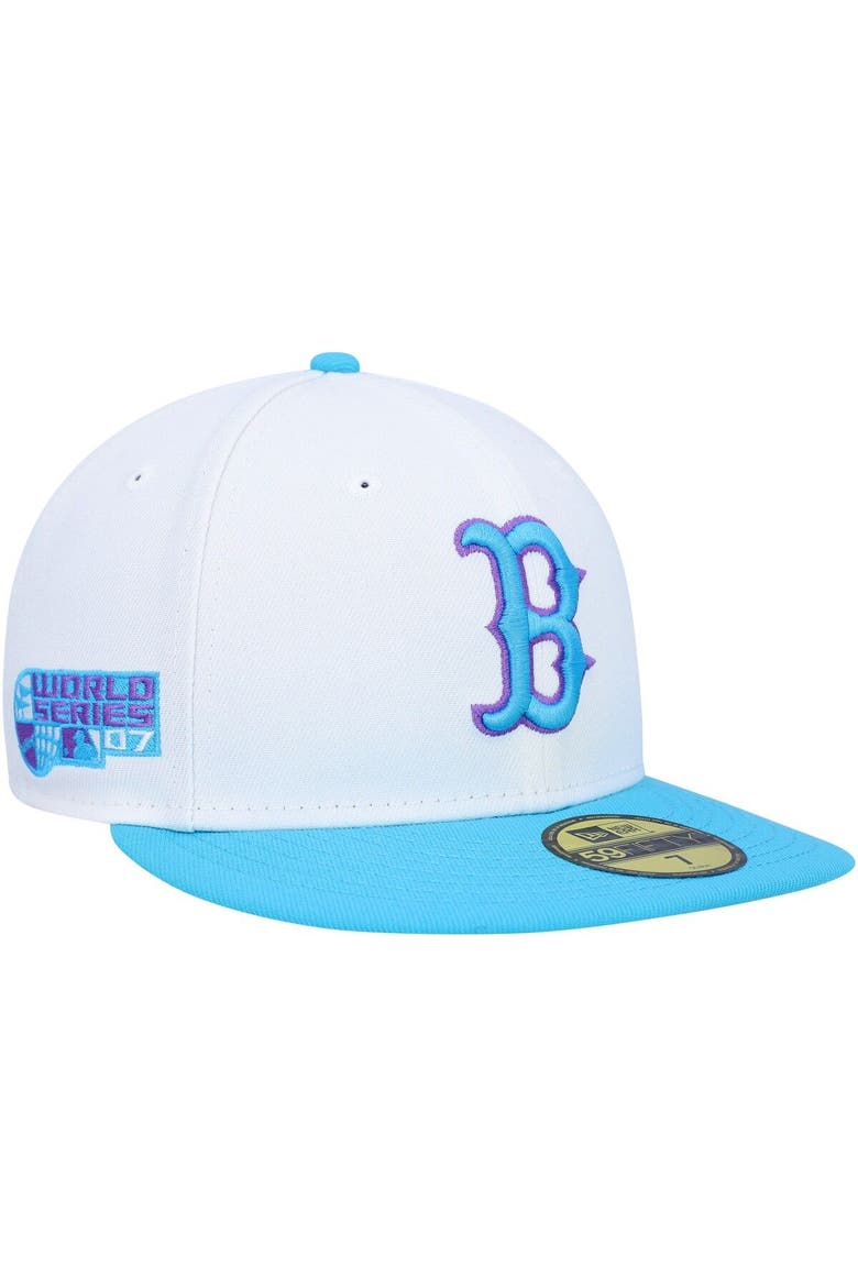 Men's New Era White Boston Red Sox 2007 World Series Vice 59FIFTY Fitted Hat, Main, color, White