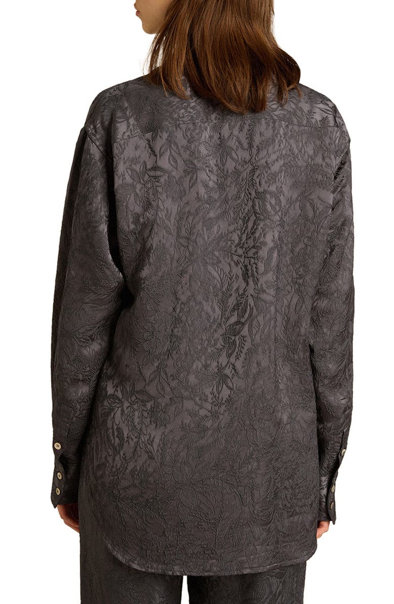 Golden Goose Toile De Jouy Jacquard Boyfriend Shirt, Alternate, color, Ombre Blue