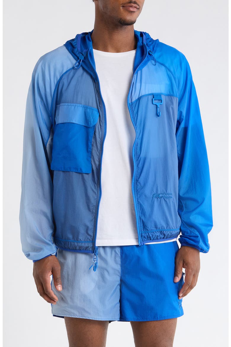 Griffith Colorblock Running Jacket, Main, color, BLUE GRADIENT