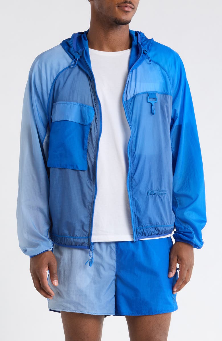 RC Outdoor Supply Griffith Colorblock Running Jacket, Main, color, Blue Gradient