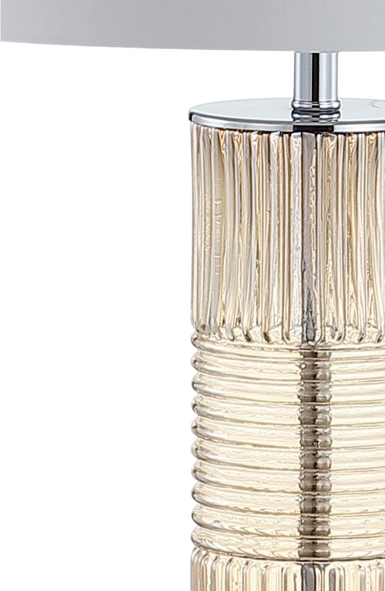 JONATHAN Y Genevieve 30" Glass/Crystal LED Table Lamp, Champagne, Alternate, color, Champagne