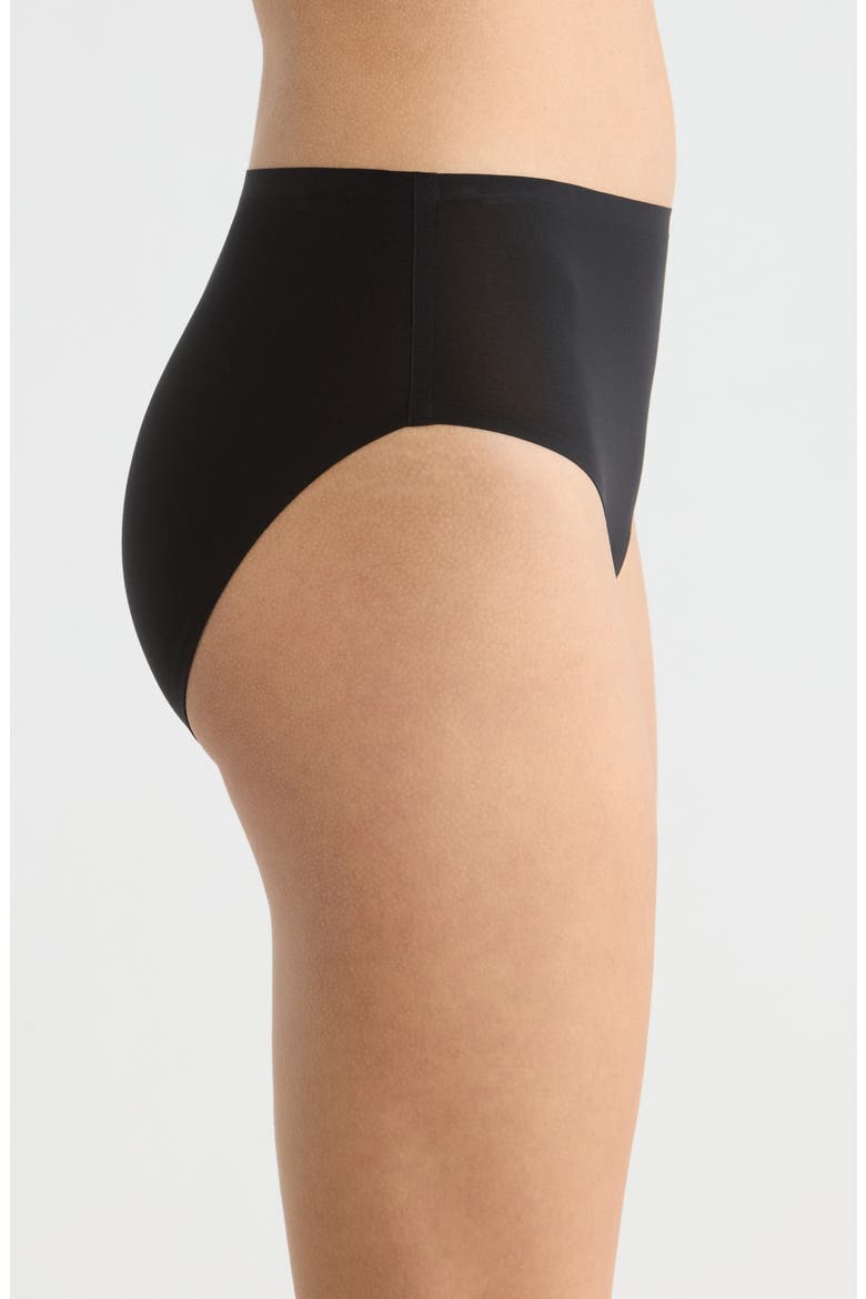 Soft Stretch 3-Pack High Cut Briefs, Alternate, color, BLACK
