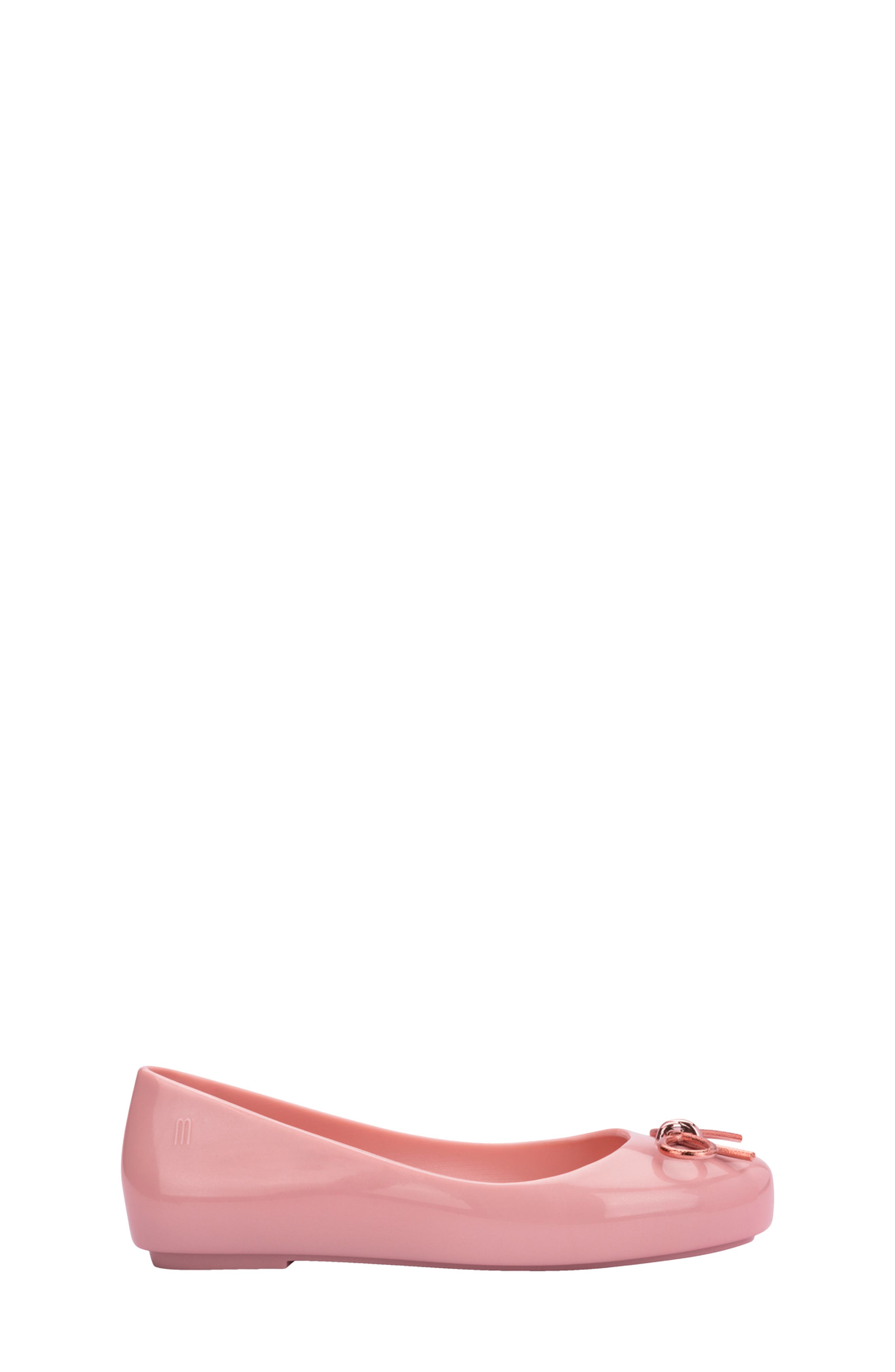 Kids' Sweet Love Flat, Alternate, color, METALLIC PINK