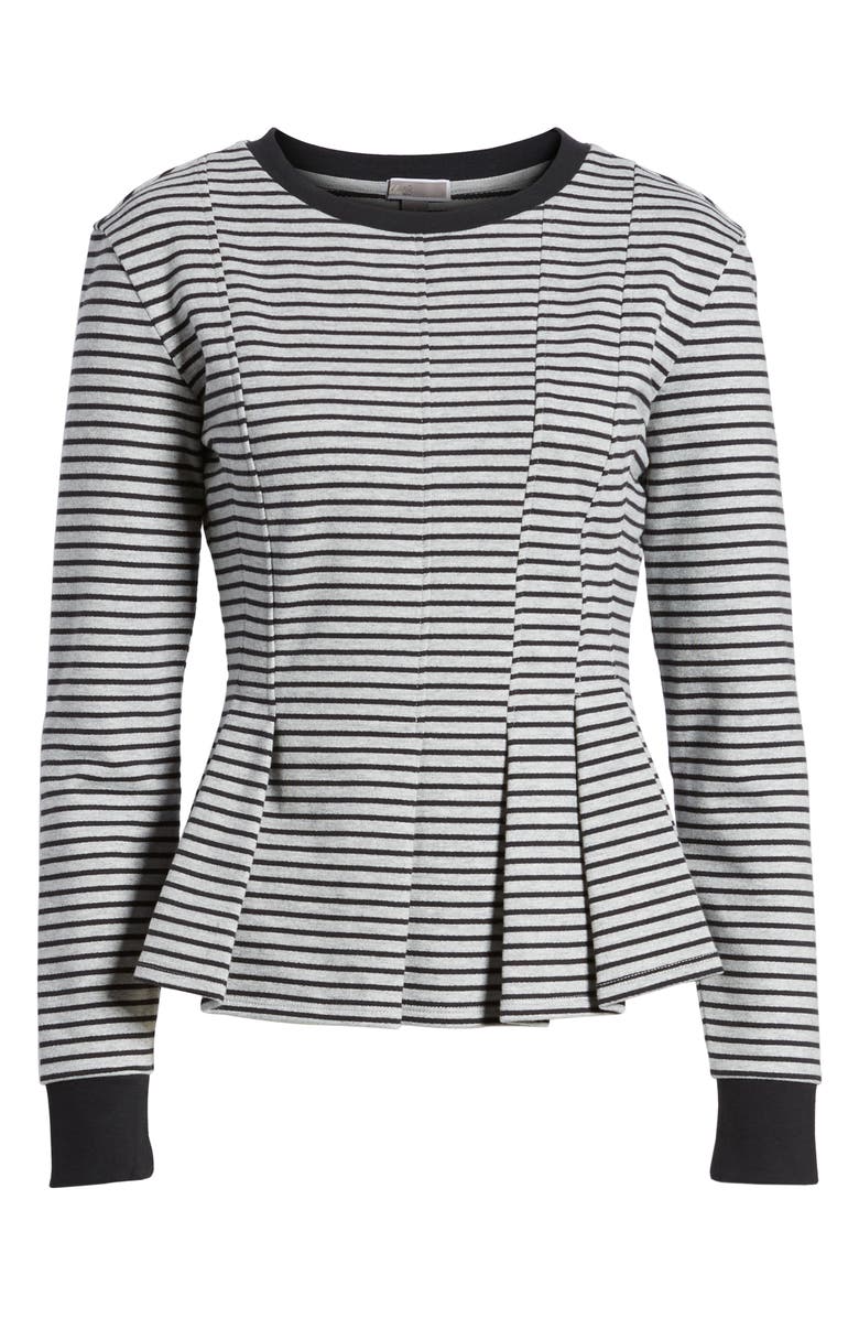 Chelsea28 Pleated Sweatshirt, Alternate, color, 