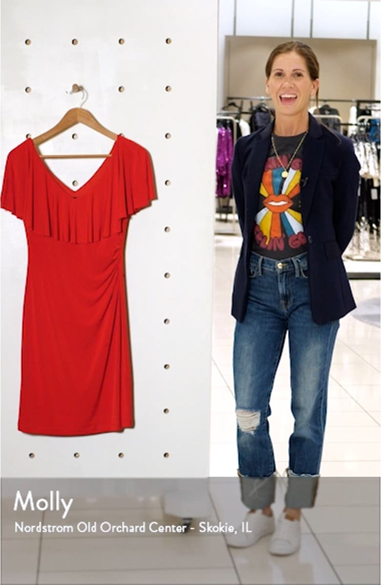 Flutter Overlay Sheath Dress, sales video thumbnail