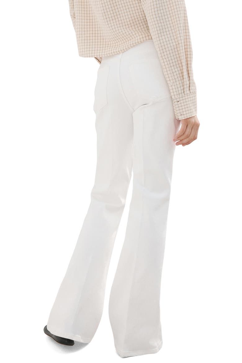 Violeta High Waist Flare Leg Jeans, Alternate, color, WHITE