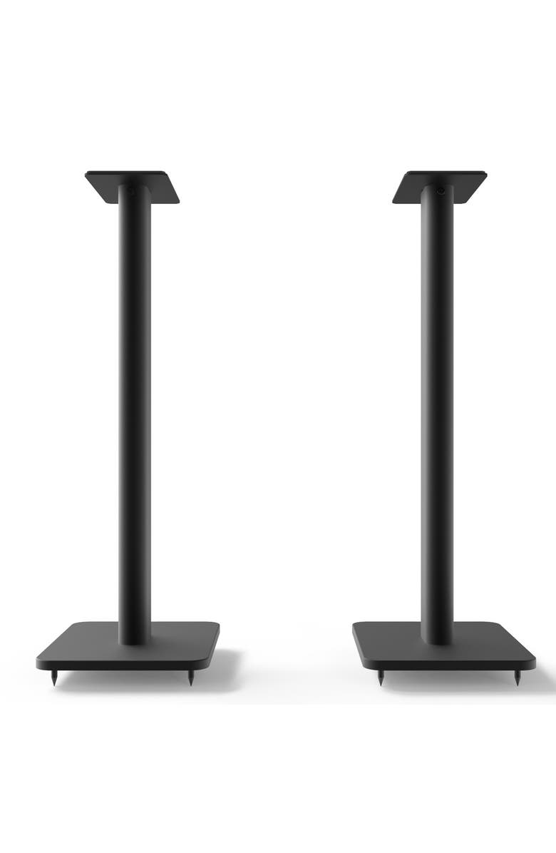 Kanto SP32PL 32 Inch Bookshelf Speaker Stands with Rotating Top Plates and Cable Management, Main, color, Black