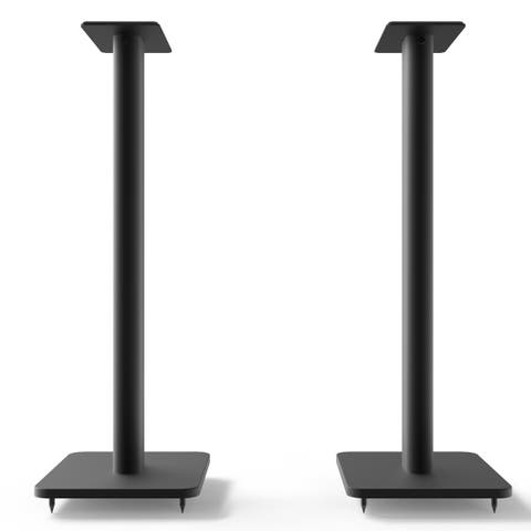 SP32PL 32 Inch Bookshelf Speaker Stands with Rotating Top Plates and Cable Management (Pair)