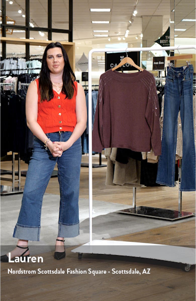 Subtle Shine Sequin Sweater, sales video thumbnail