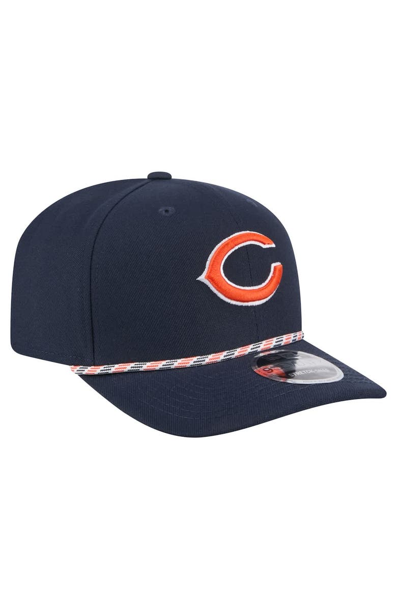 New Era Men's New Era Navy Chicago Bears Gameday Multi Rope 9SEVENTY Stretch-Snap Hat, Alternate, color,