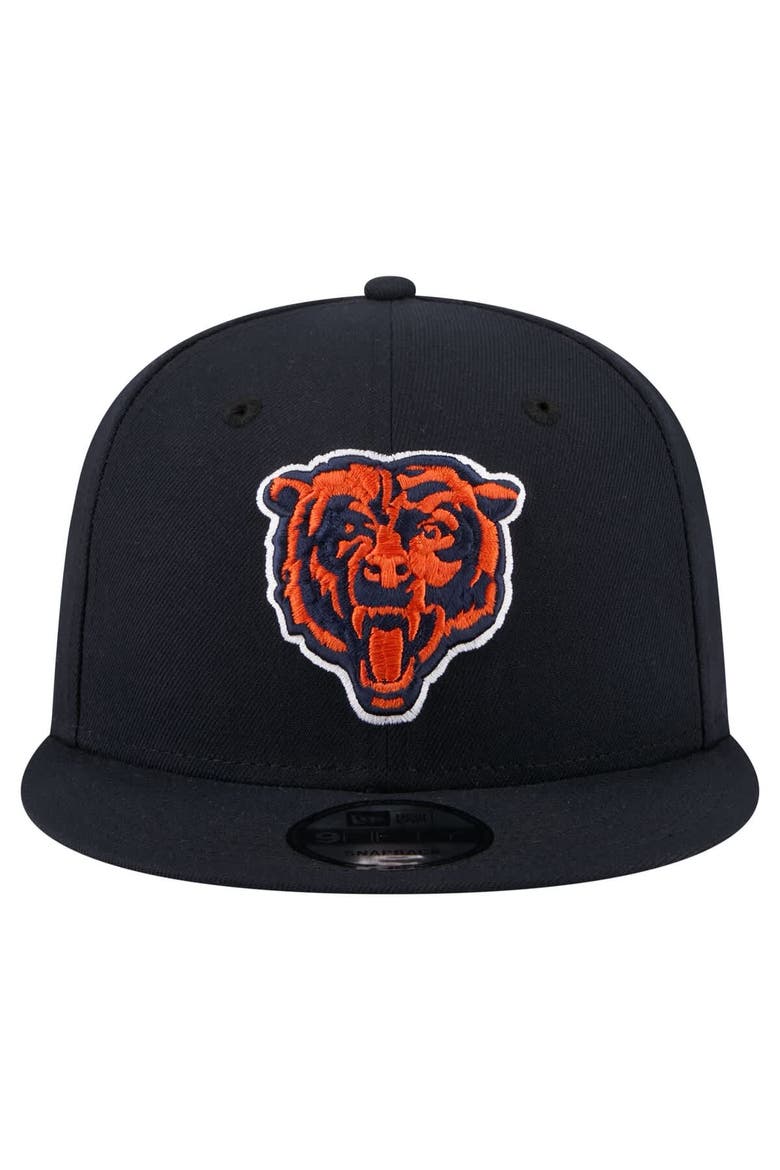 Men's New Era  Navy Chicago Bears 9FIFTY Snapback Hat, Alternate, color, Navy
