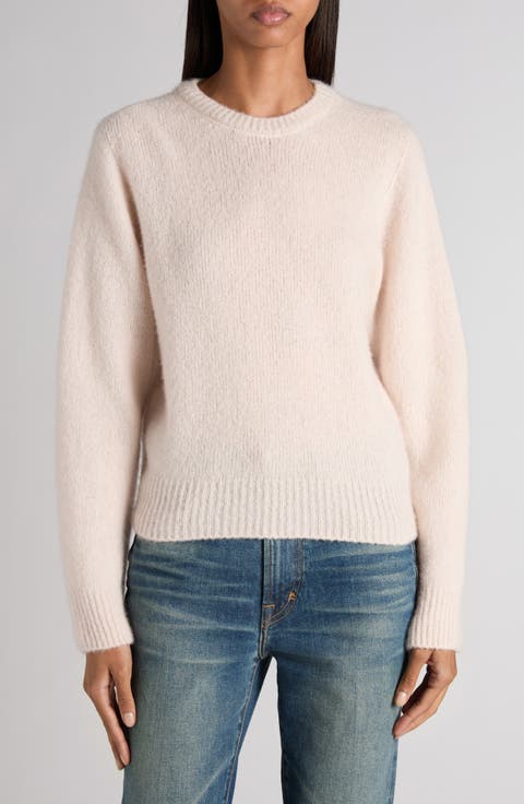 Cashmere & Silk Blend Crewneck Sweater