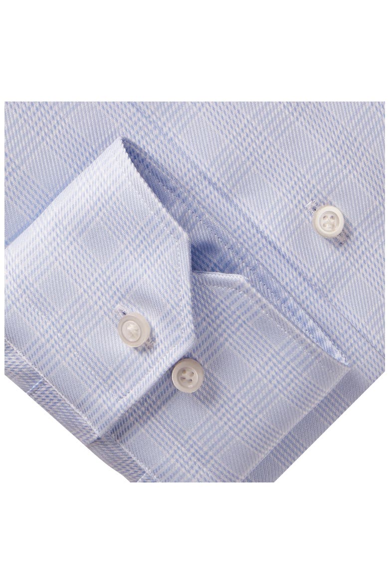 Traveller Modern Fit Plaid Dress Shirt, Alternate, color, BRIGHT BLUE