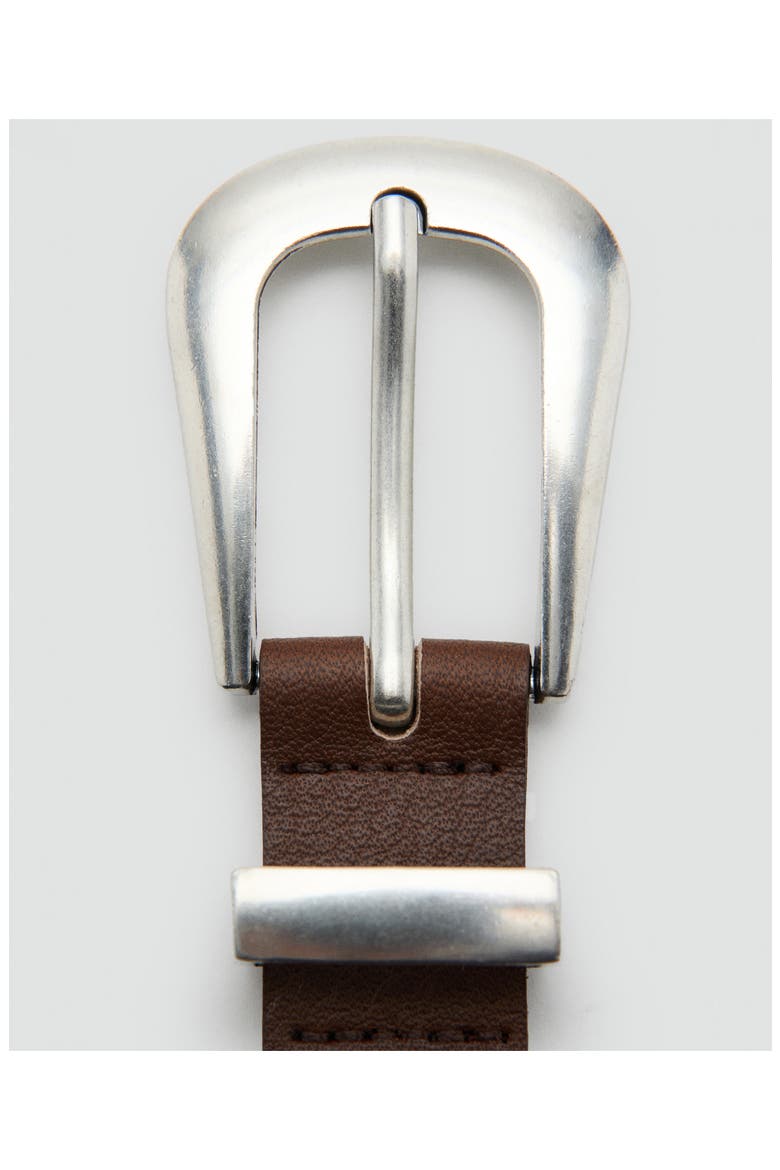 Leather Western Belt, Alternate, color, CHOCOLATE