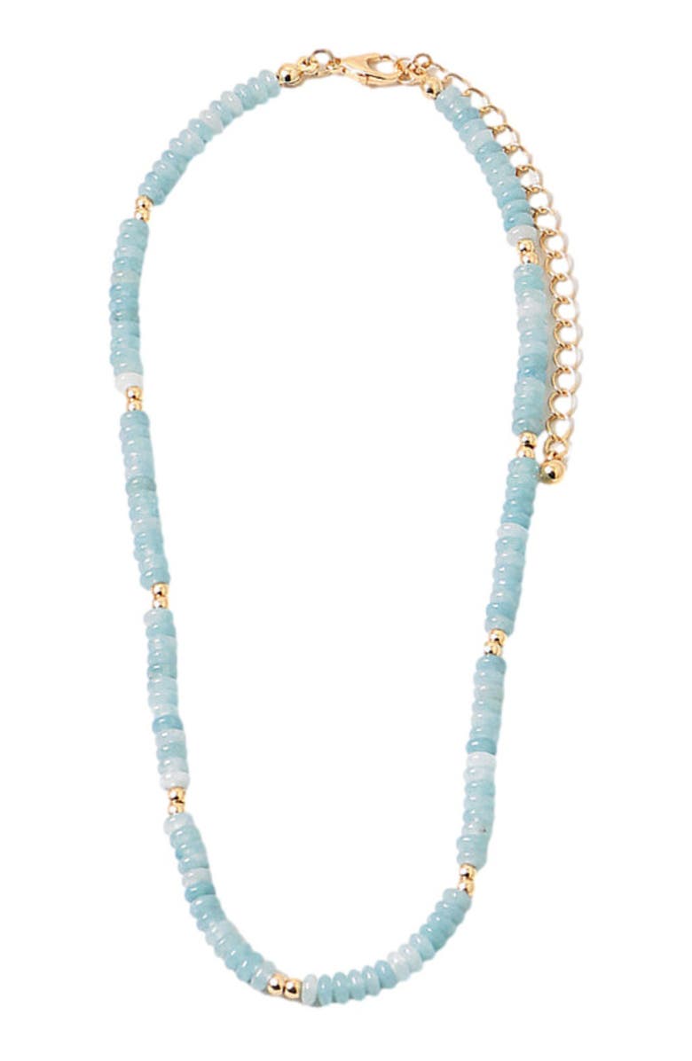 Erin McDermott Jewelry Mint Mojito Gemstone Necklace, Main, color, Blue-Green