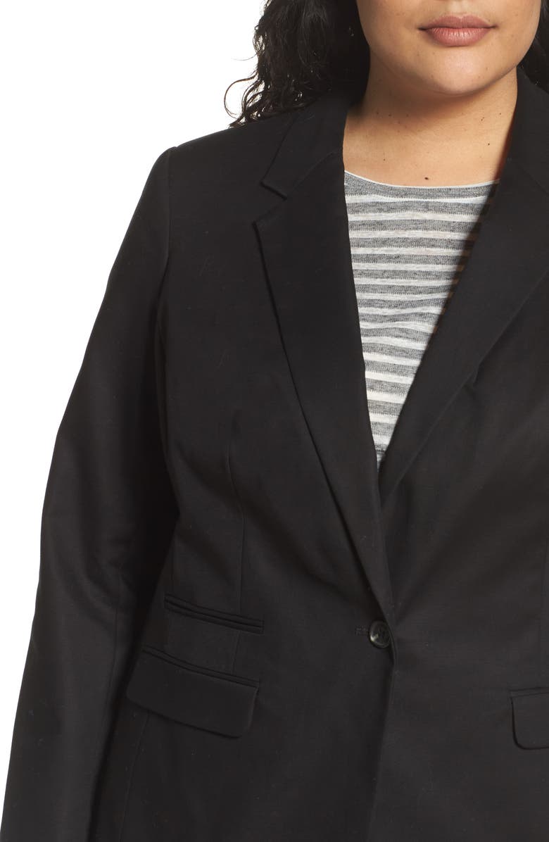Vince Camuto One-Button Blazer, Alternate, color, 
