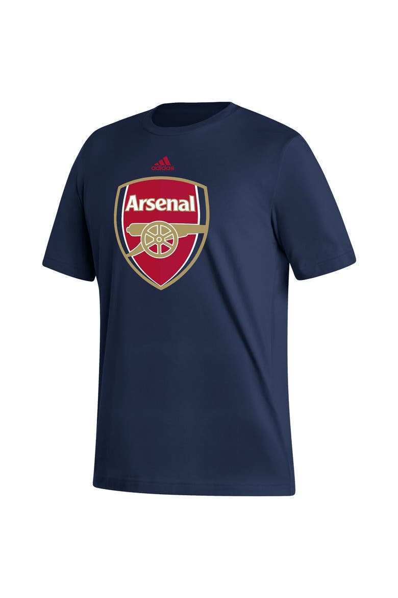 Men's adidas Navy Arsenal Vertical Back T-Shirt, Alternate, color, Navy