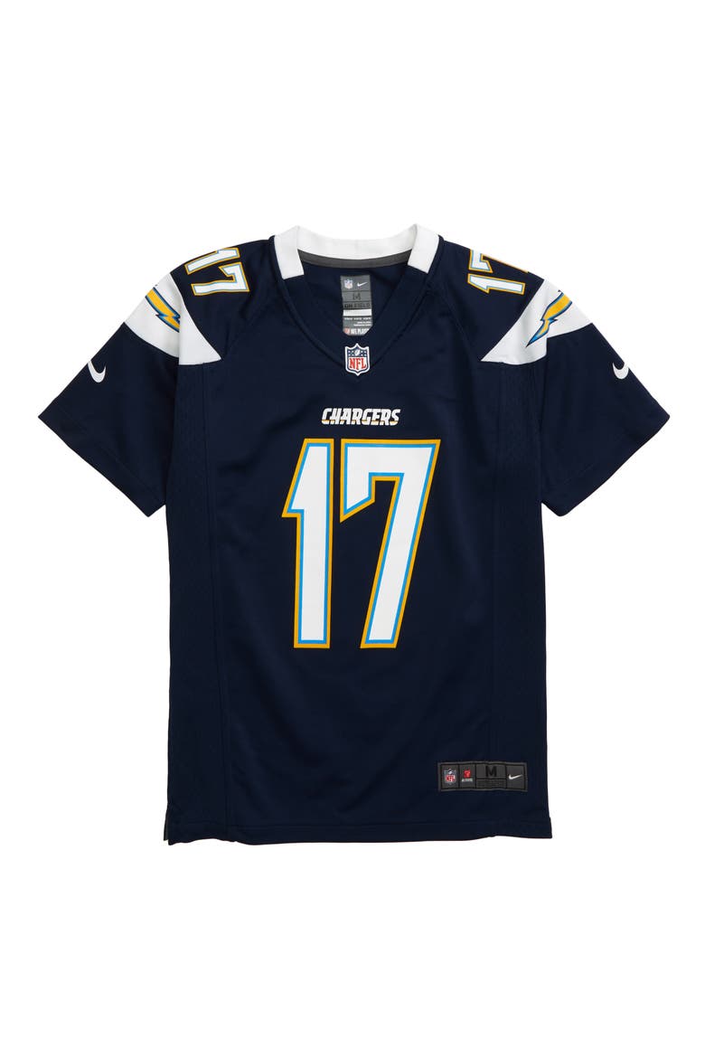 Youth Arizona Cardinals Larry Fitzgerald Nike Cardinal Team Color Game Jersey, Main, color, NAVY/ RIVERS