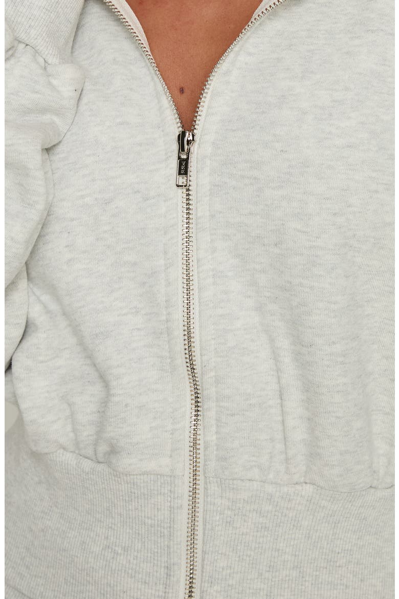 Daytime Blouson Crop Hoodie, Alternate, color, SNOW MARLE