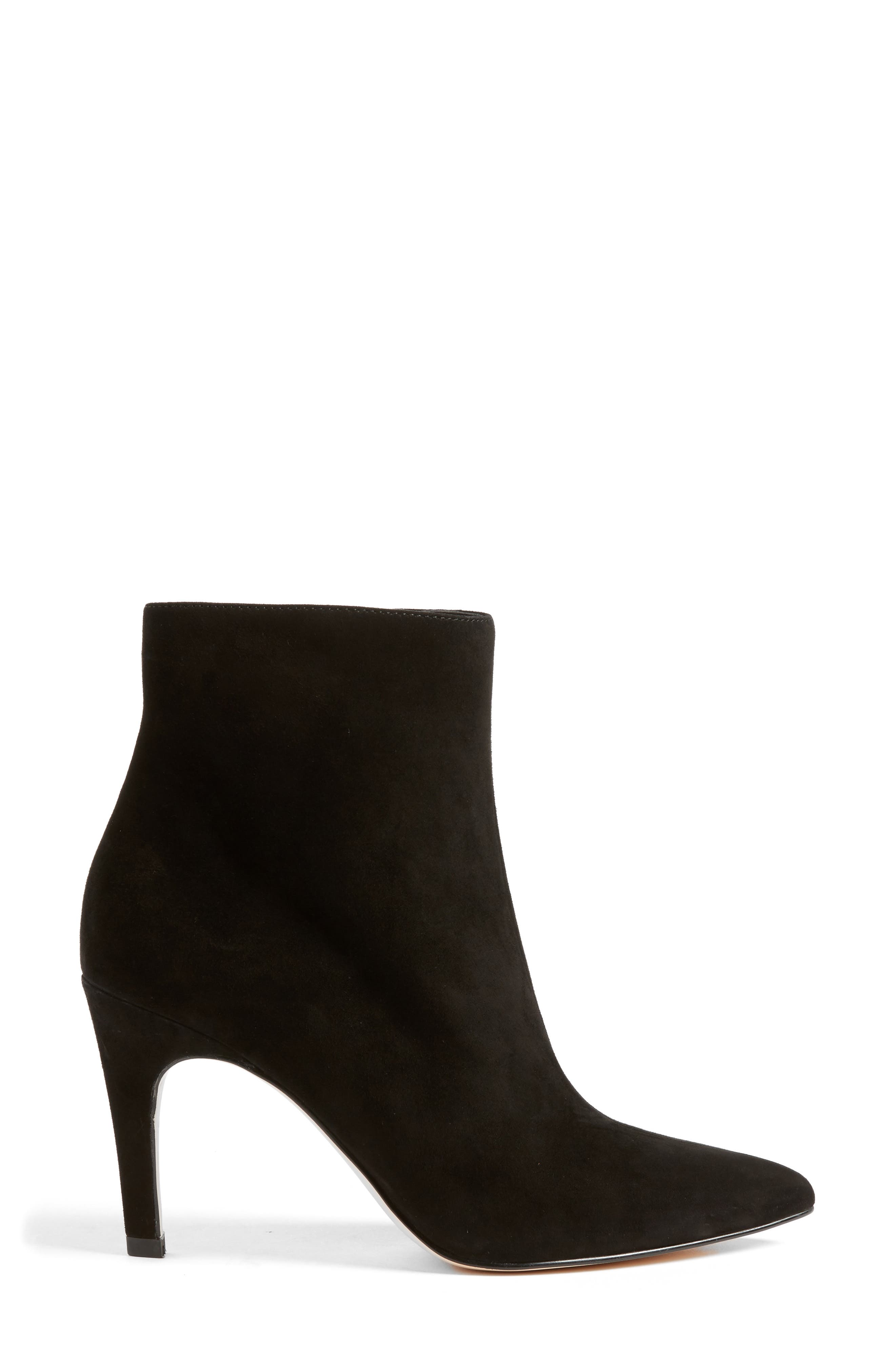 Macee Bootie, Alternate, color, BLACK SUEDE