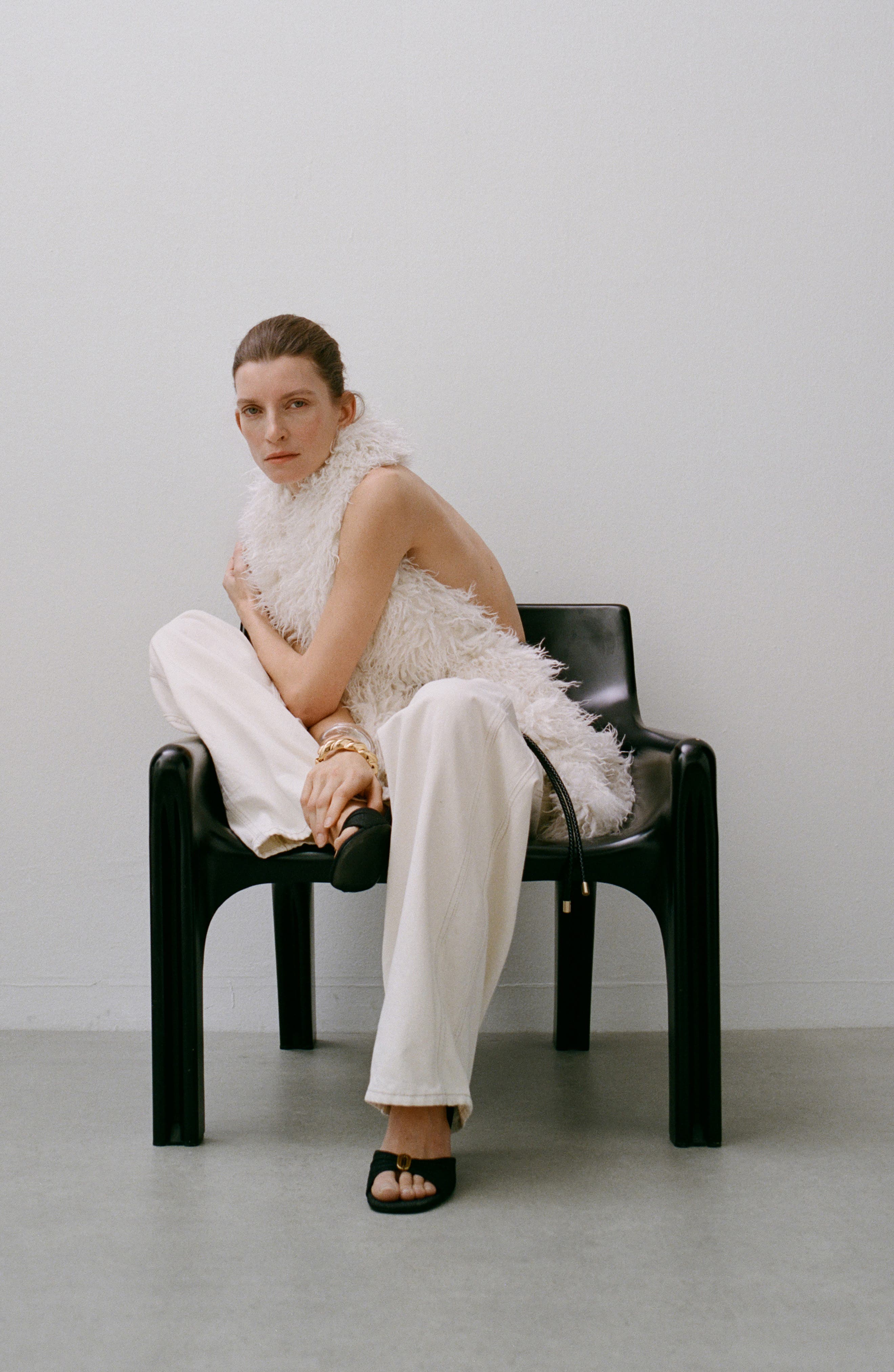 MANGO Slide Sandal, Alternate, color, 