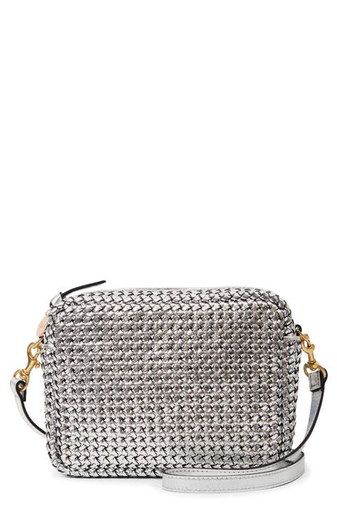 Midi Sac Woven Crossbody Bag