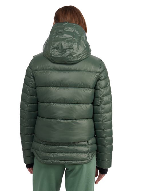 Shop Pajar Vela Lightweight 3-in-1 Puffer In Olive Oil