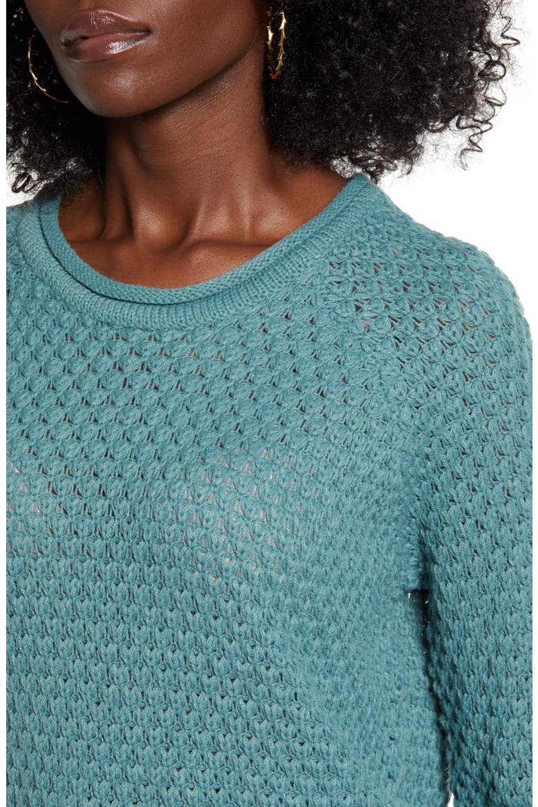 Esme Surf Roll-Neck Sweater, Alternate, color, NORTH ATLANTIC