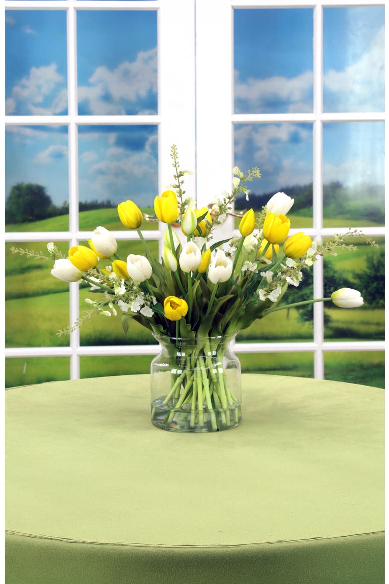 Tulip Jar, Alternate, color, Yellow