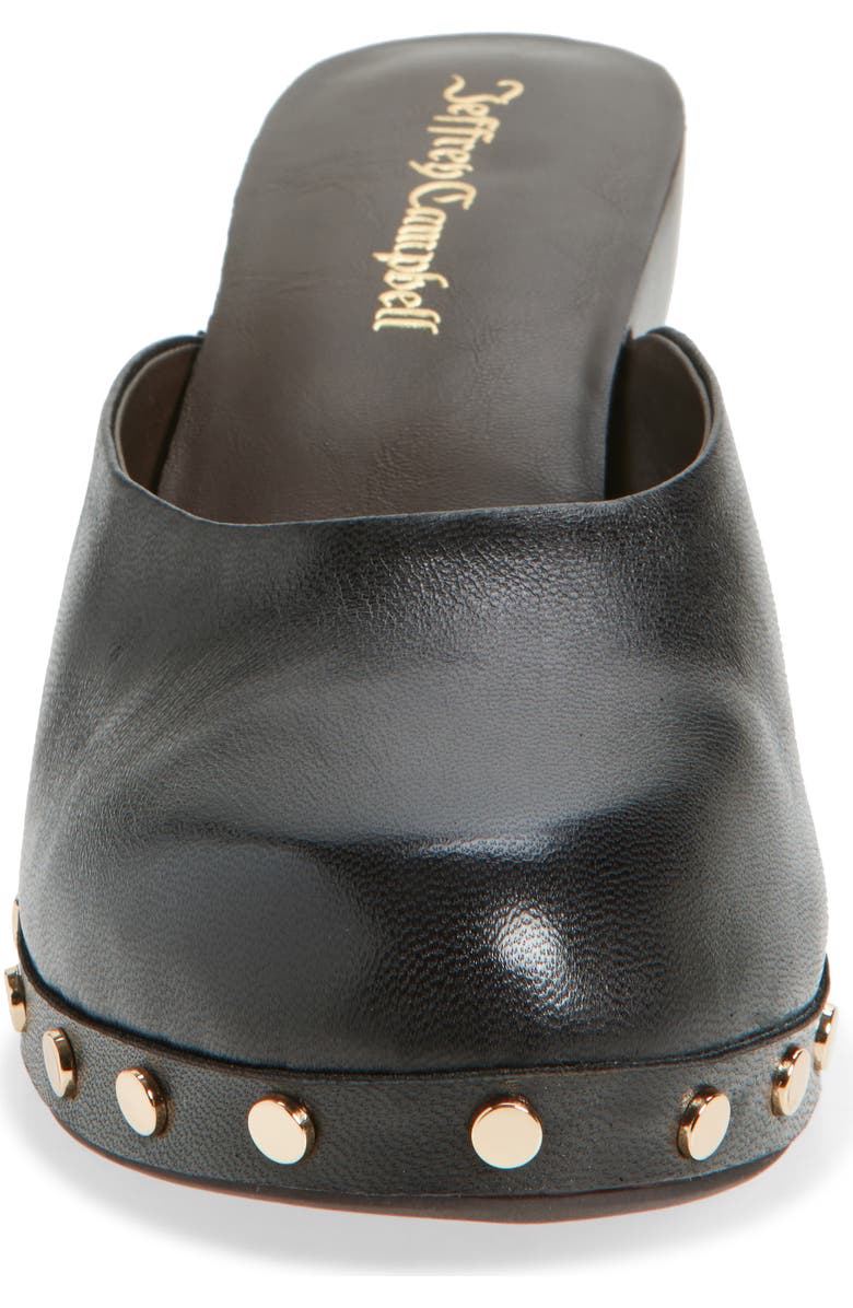 Jeffrey Campbell Cloguette Mule, Alternate, color, Black