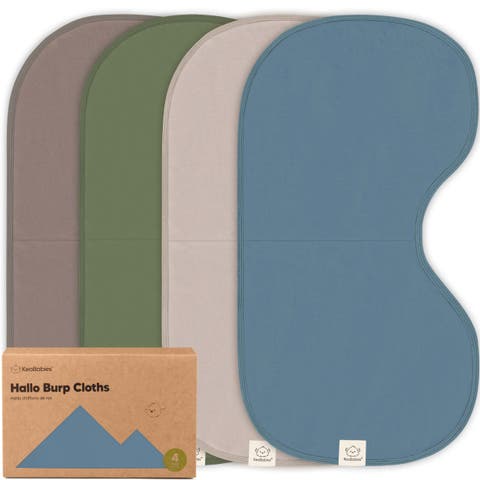4-pack Hallo Burp Cloths