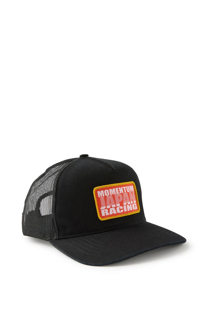 Cotton On Men's Trucker Hat, Main, color, Black Momentum