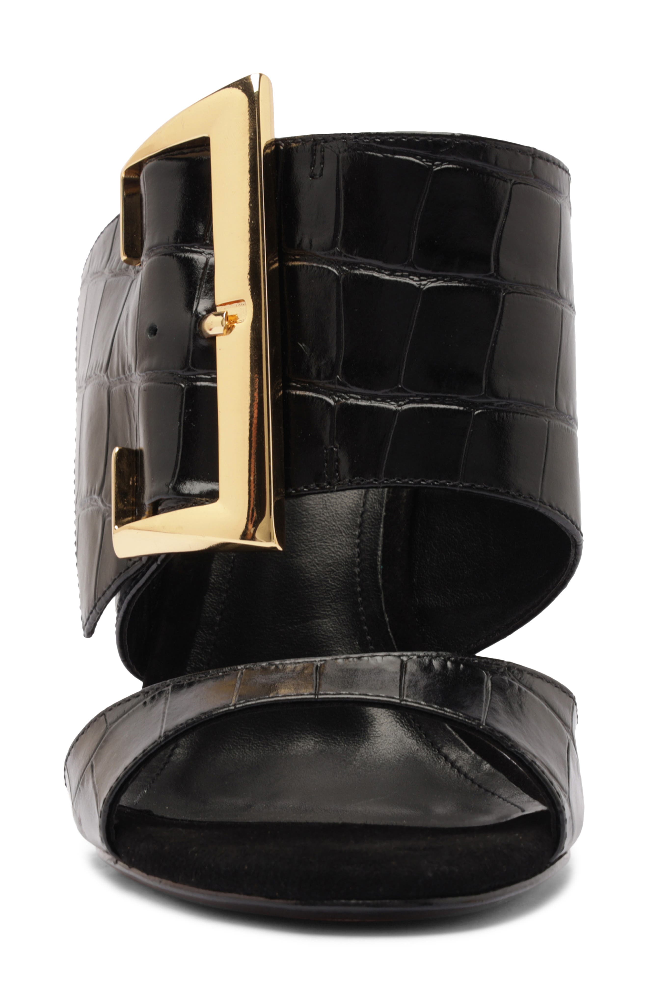 Schutz Beatrix Slide Sandal, Alternate, color, Black