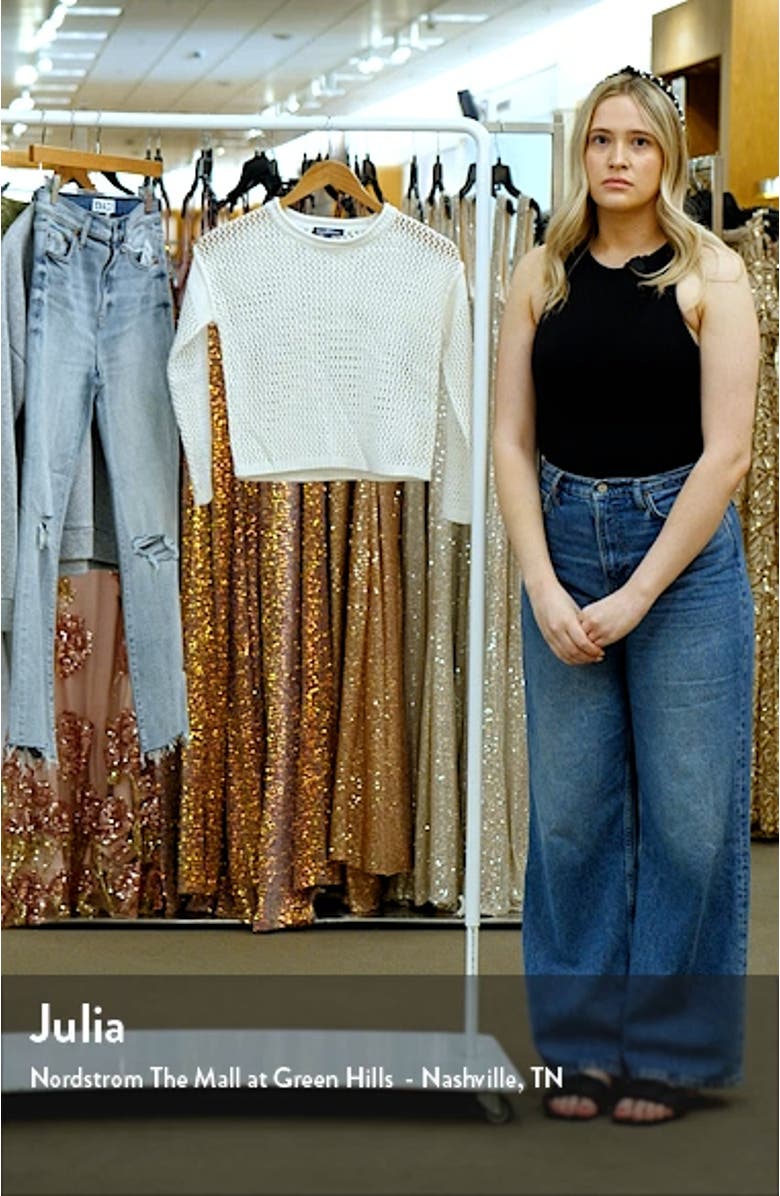 Kids' Open Stitch Sweater, sales video thumbnail