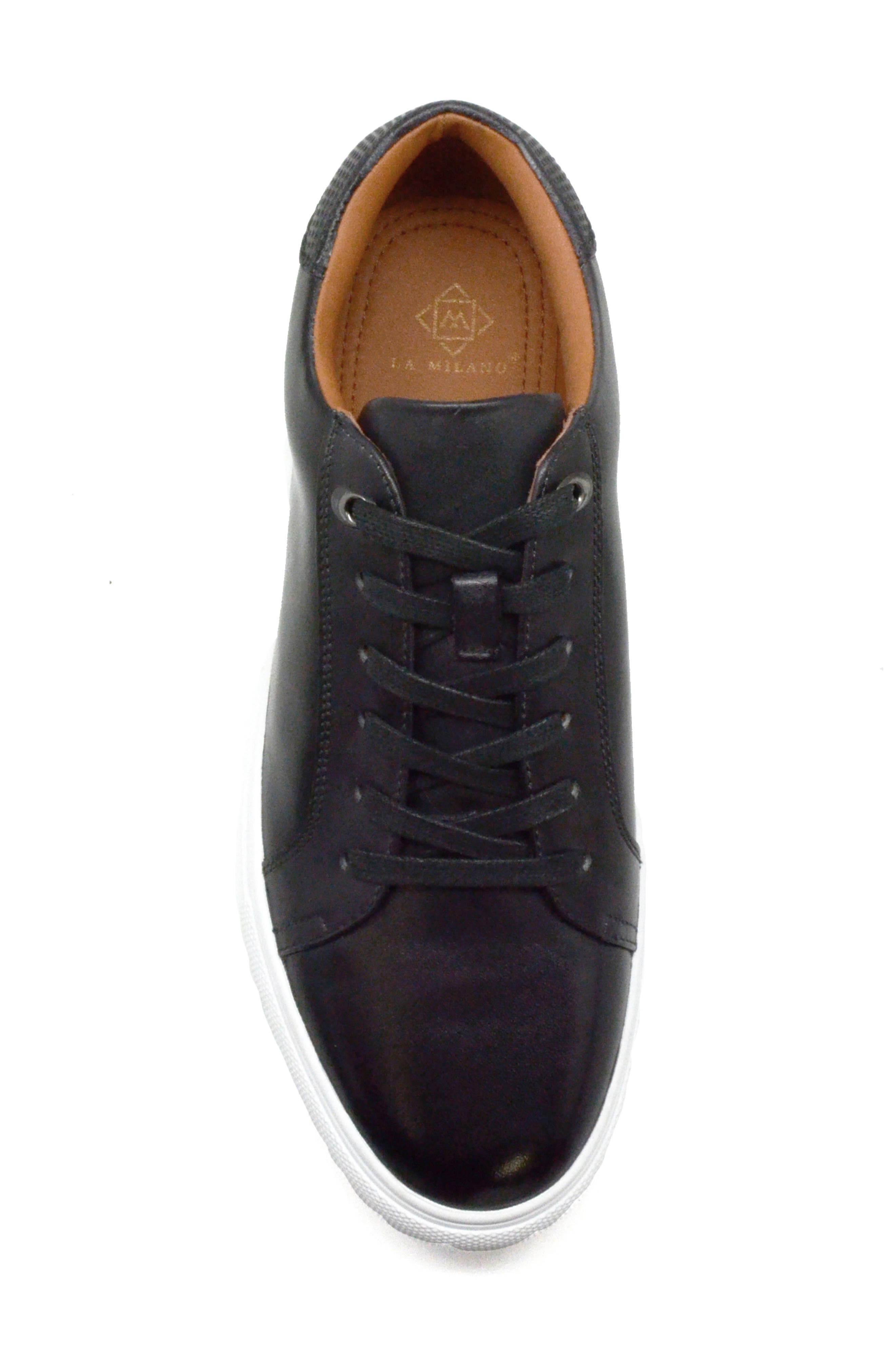 La Milano Pedro Low Top Sneaker, Alternate, color, Charcoal Black