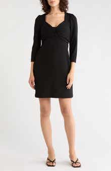 Knot Front Cutout Back Sheath Dress