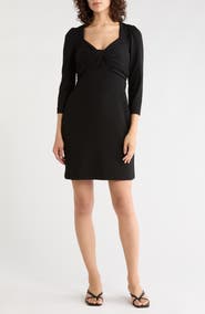 Julia Jordan Knot Front Cutout Back Sheath Dress