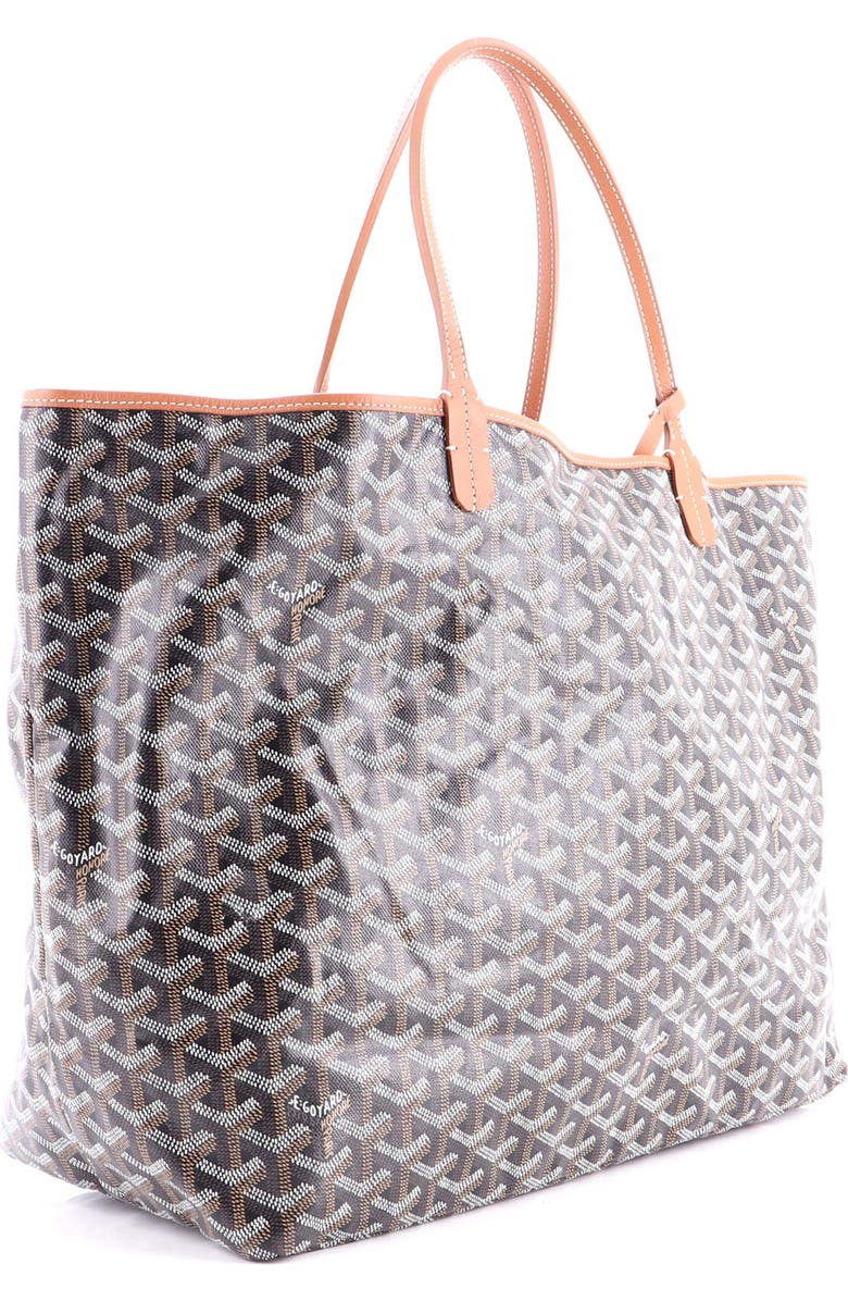 Pre-Owned Goyard Saint Louis Tote Coated Canvas GM, Alternate, color, Brown