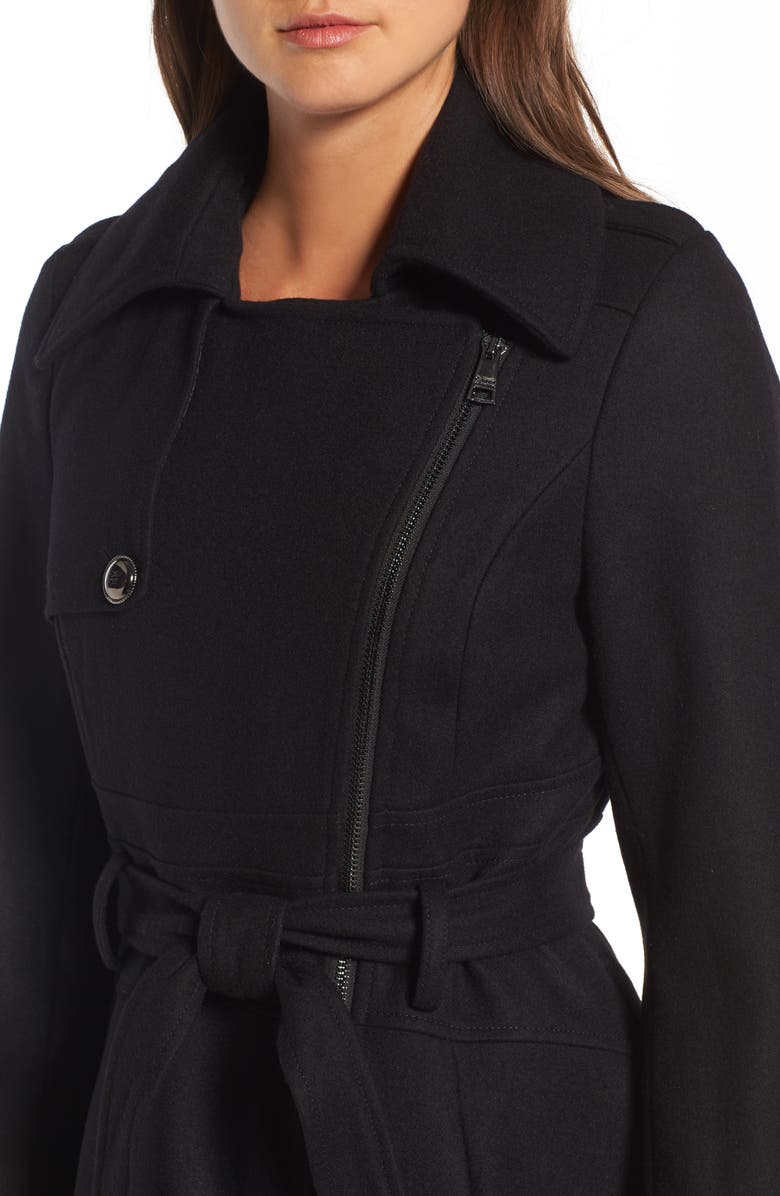 Catherine Catherine Malandrino Fit & Flare Coat, Alternate, color, 