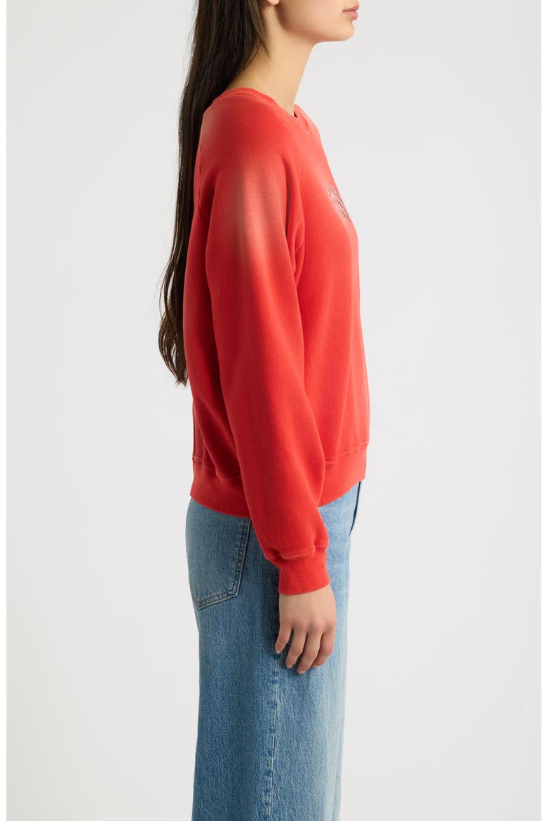 Ready Set Go Graphic Shrunken Sweatshirt, Alternate, color, RED PHOENIX SUN FADE