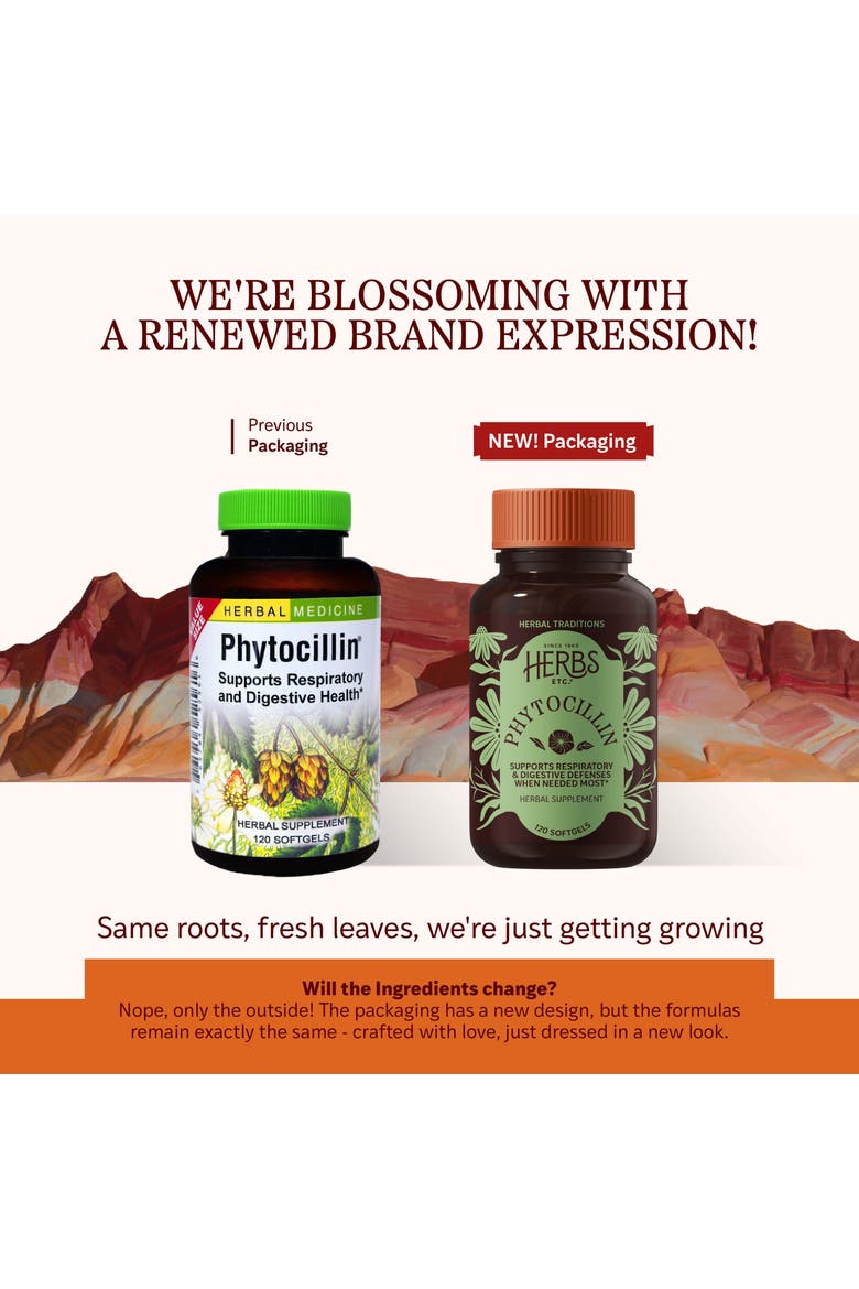 Phytocillin - Respiratory & Digestive Health Support Supplement - Herbal Formula to Support Digestion - Support Healthy Breathing - 120 Softgels, Alternate, color, No Color