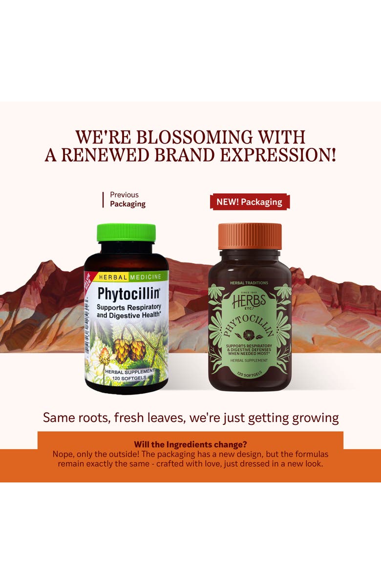 Trace Minerals Phytocillin - Respiratory & Digestive Health Support Supplement - Herbal Formula to Support Digestion - Support Healthy Breathing - 120 Softgels, Alternate, color, 