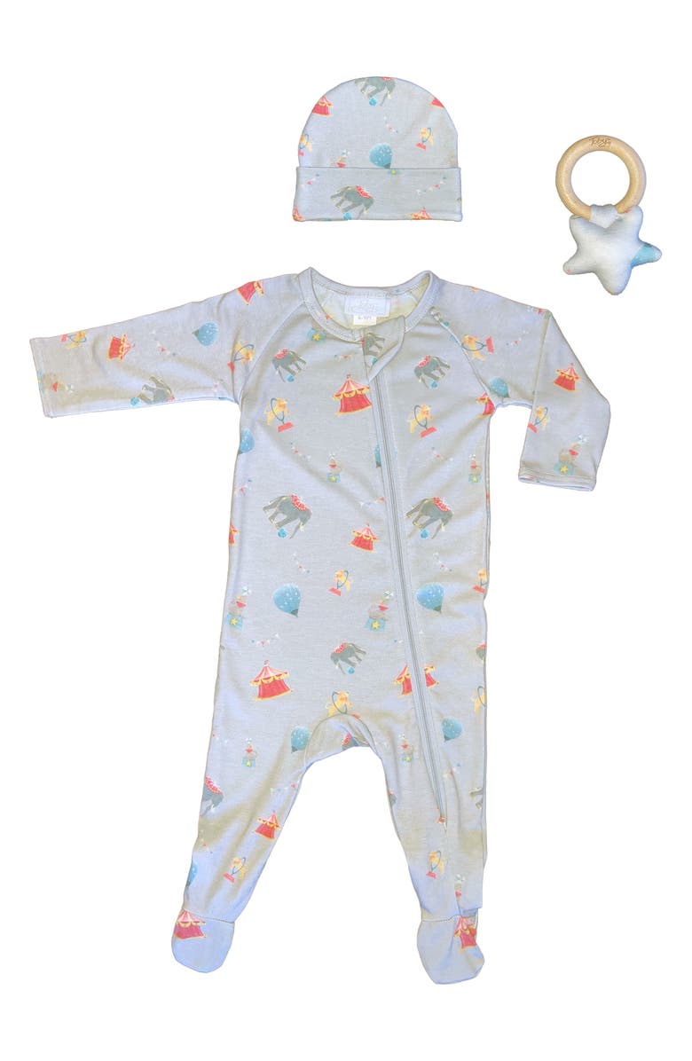 Toby Circus Footie, Cap & Toy Set, Main, color,