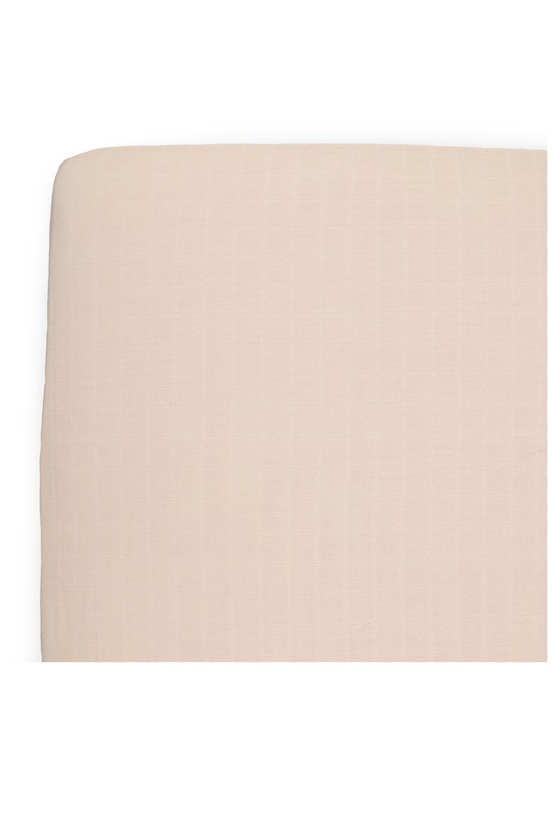 Organic Cotton Muslin Crib Sheet, Alternate, color, ROSIE